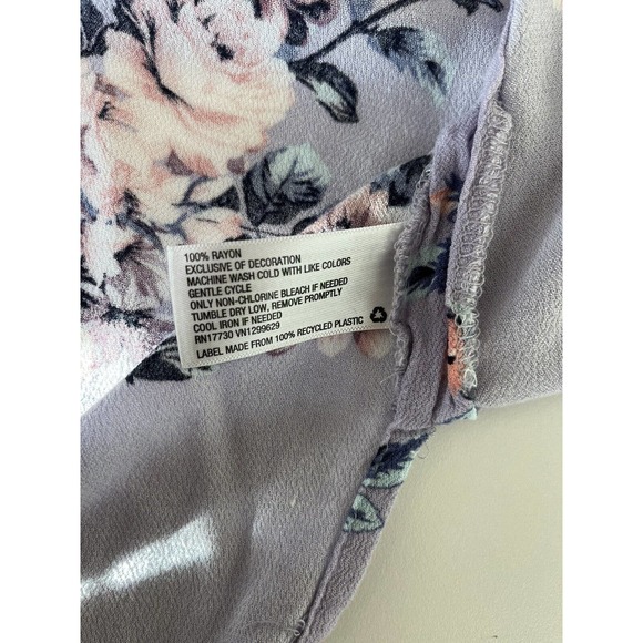 Knox Rose XS/S Cottagecore Boho Shawl Wrap Open Front Kimono Floral Tassels EUC - Picture 4 of 4